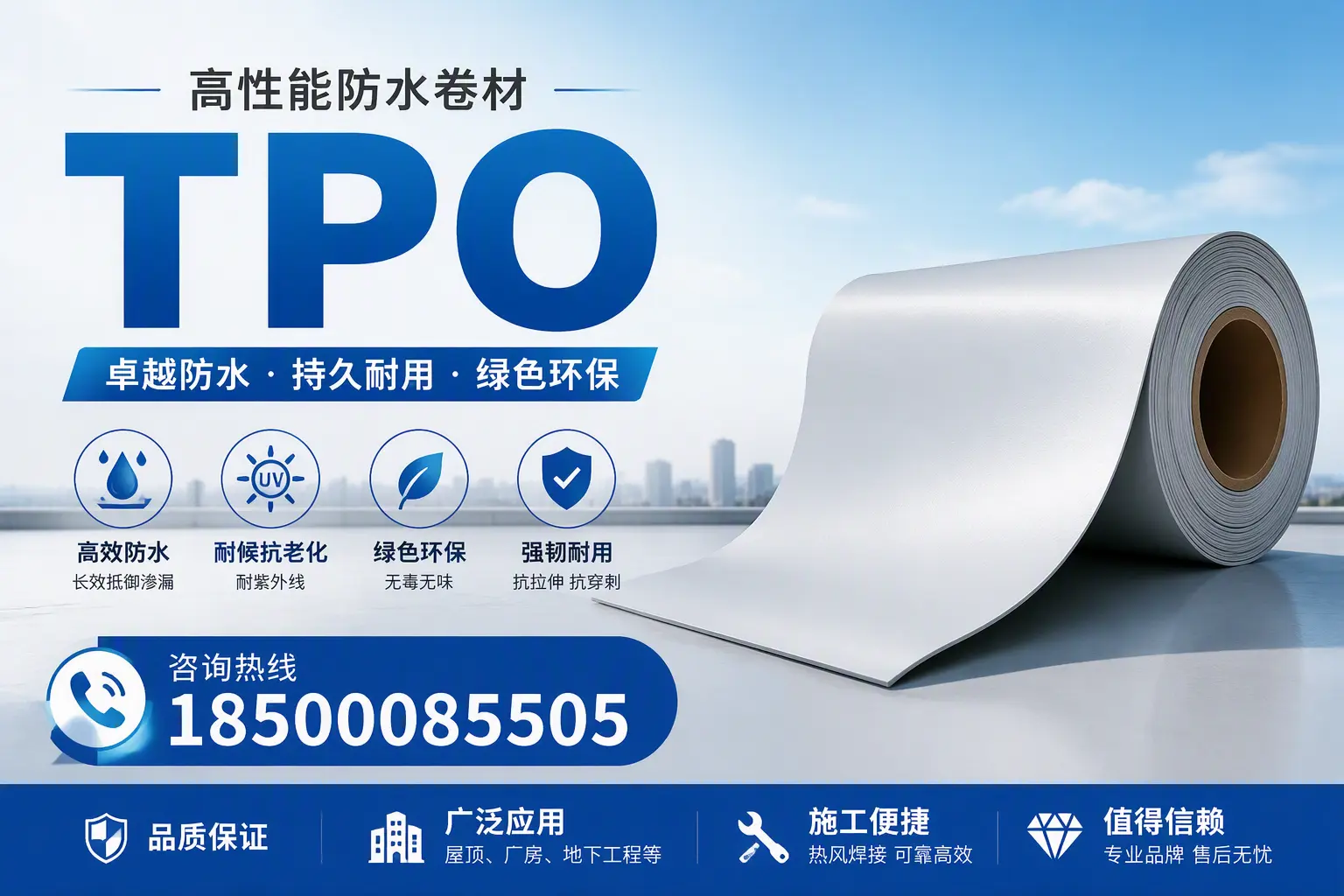 TPO材料的环保特性及其在遵义的应用